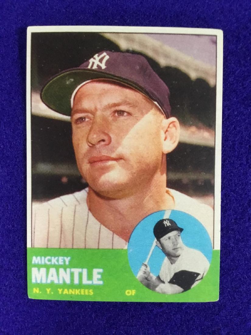 1963 Topps Mickey Mantle #200 (1 of 2)