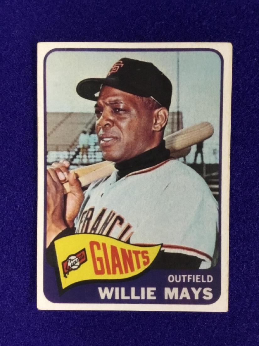 1965 Topps Willie Mays #250: 1965 Topps Willie Mays #250