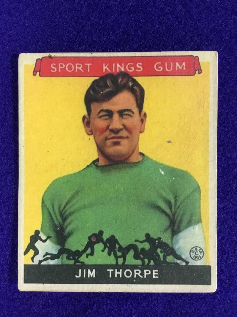 1933 Goudey Sports Kings Jim Thorpe #6 (1 of 2)