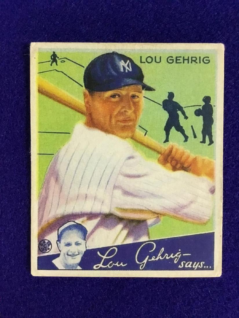 1934 Goudey Lou Gehrig #61 (1 of 2)