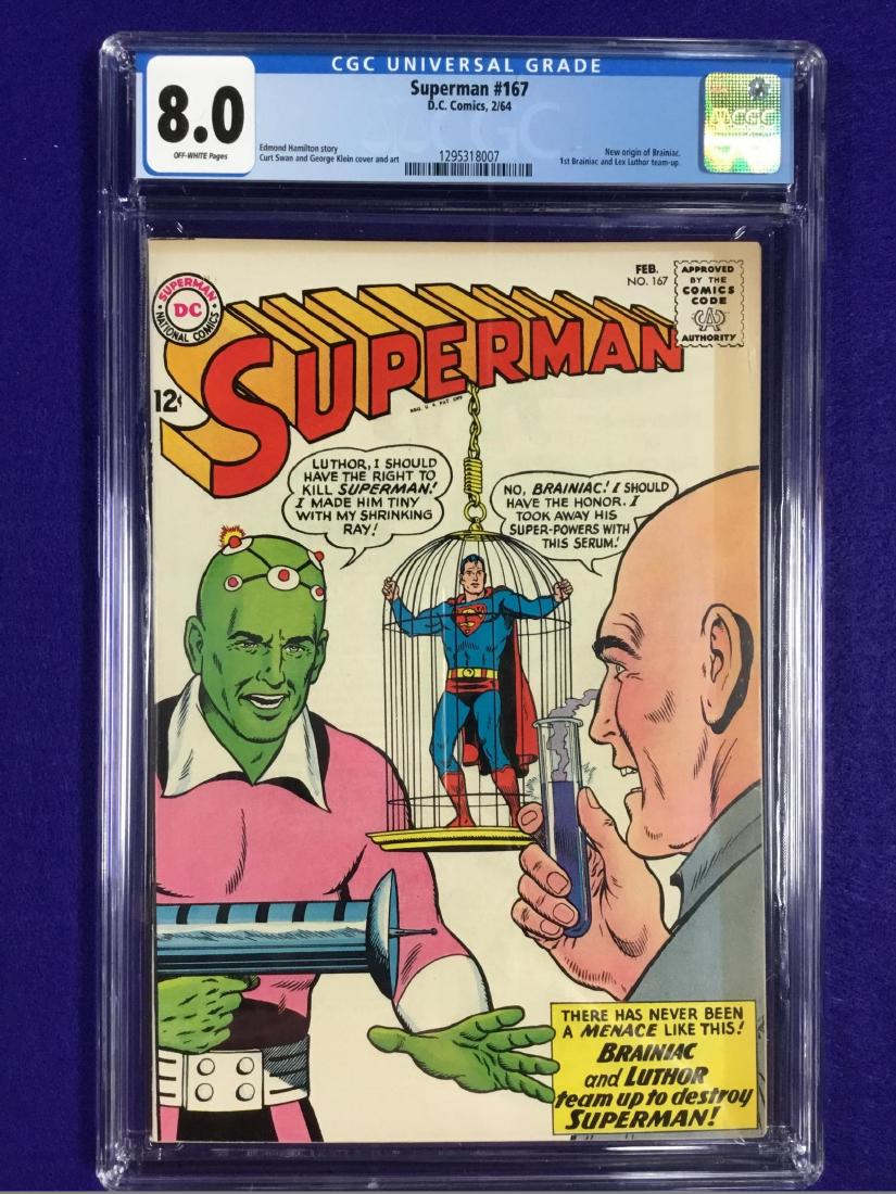 Superman #167 CGC 8.0 (1 of 2)