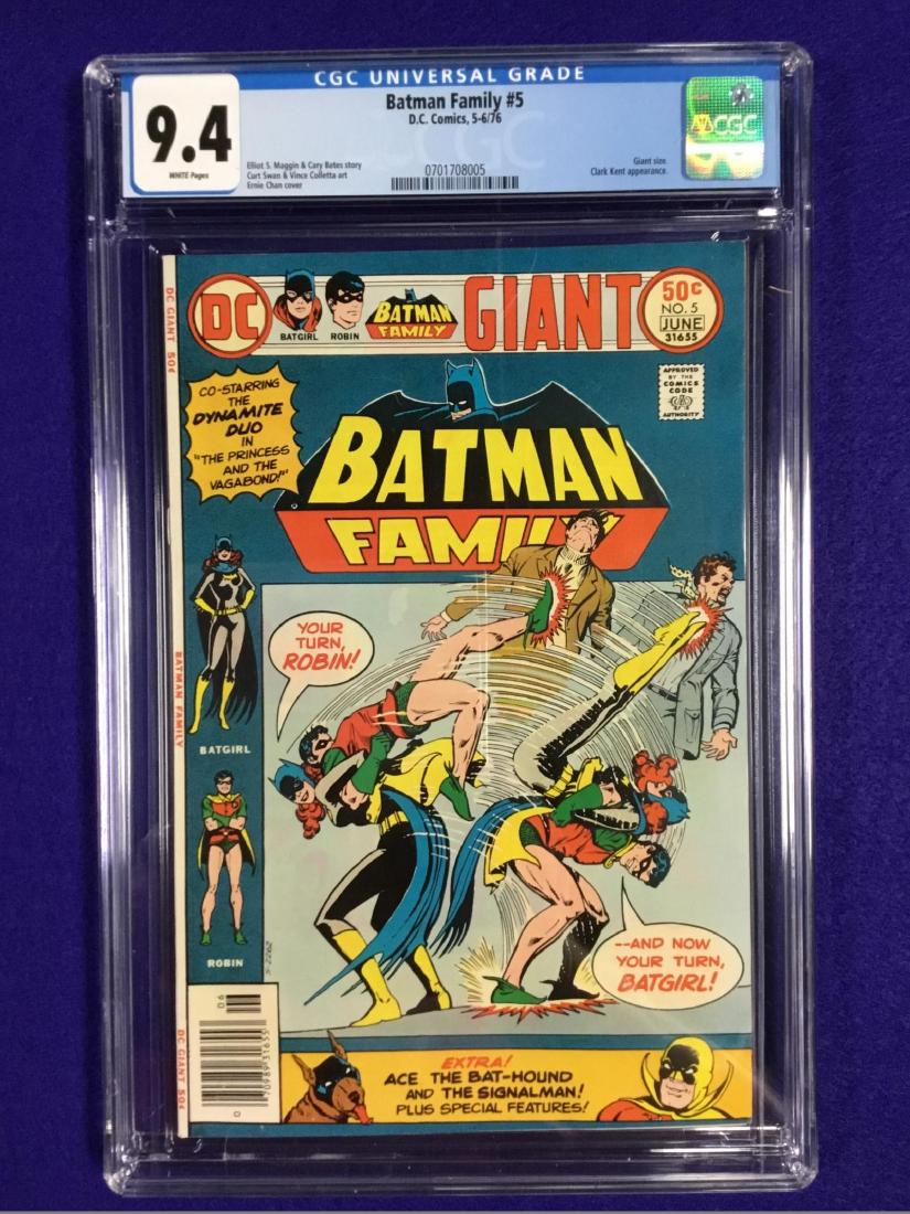Batman Family #5 CGC 9.4 (1 of 2)