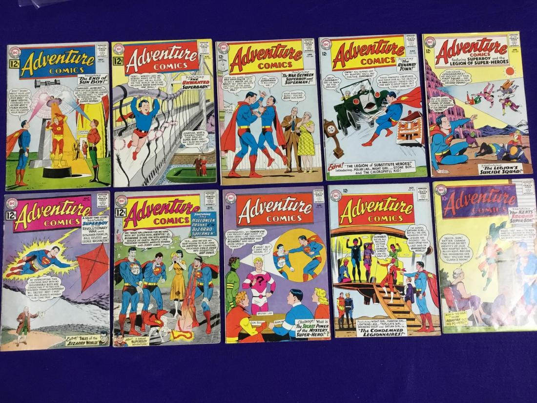 Lot of 9 Adventure Comics (1 of 2)