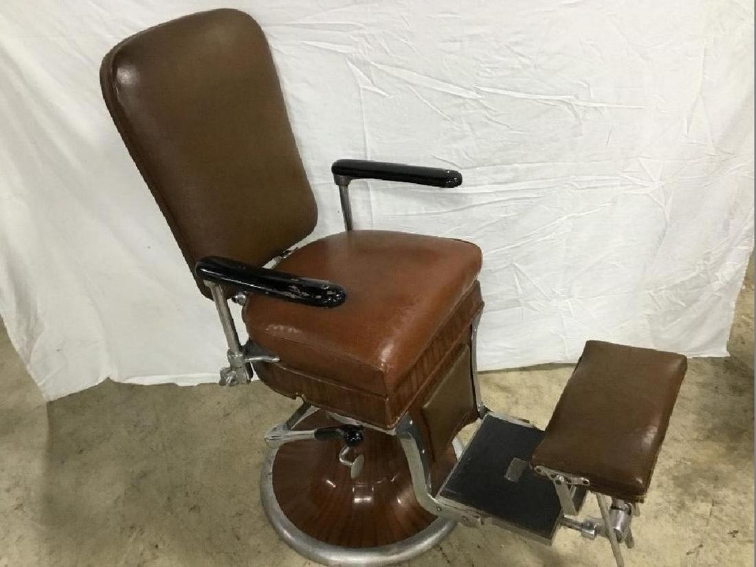 Vintage Barber Dental Chair: Mfg by Paidar, Chicago USA. Overall good condition for age and use.