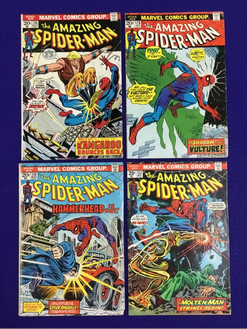 The Amazing Spiderman No. 126, 128, 130, 132 (1 of 2)