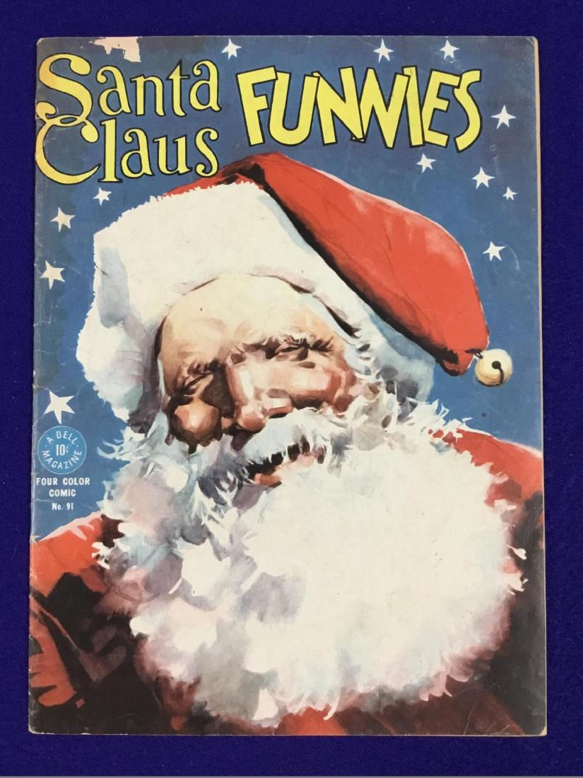 Dell Santa Claus Funnies no. 91: We are not a professional grading company. We do not guarantee the authenticity, age, nor originality of the item. The picture of the item is the actual item that you will receive if you are the winni