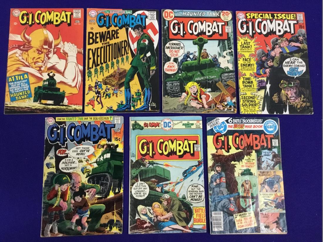 Lot of Seven GI Combat Comics no. (1 of 1)