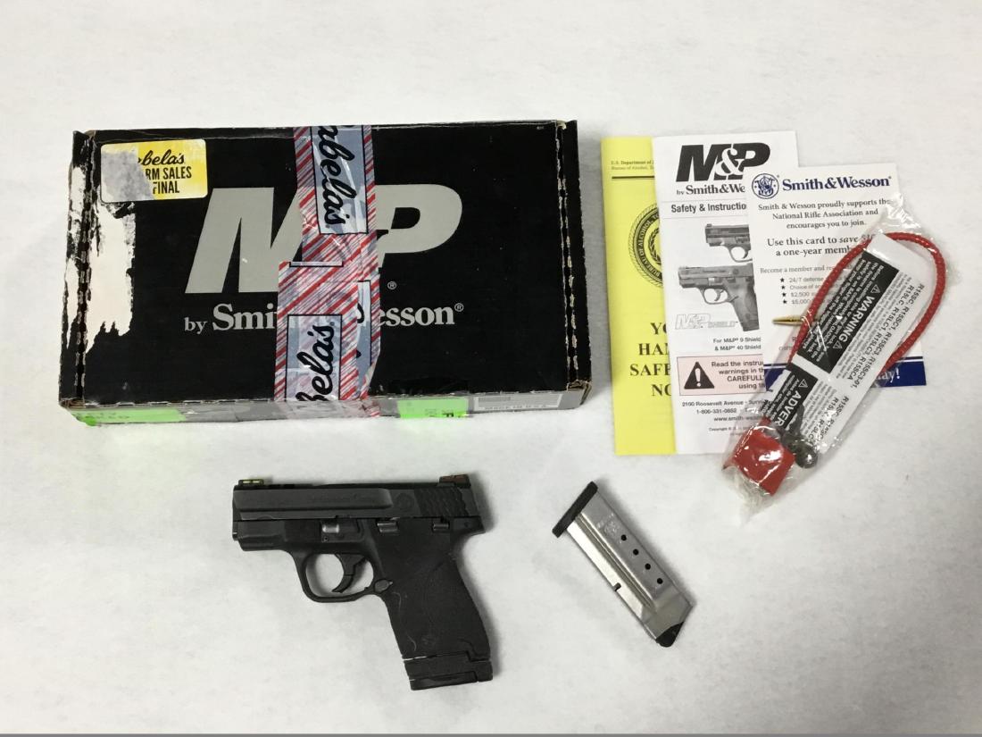 Smith and Wesson 40 Cal Shield Ported: SN HMD6796
