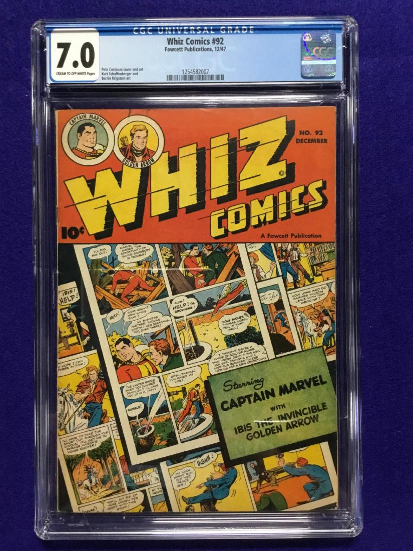 Whiz Comics #92 CGC 7.0 (1 of 2)