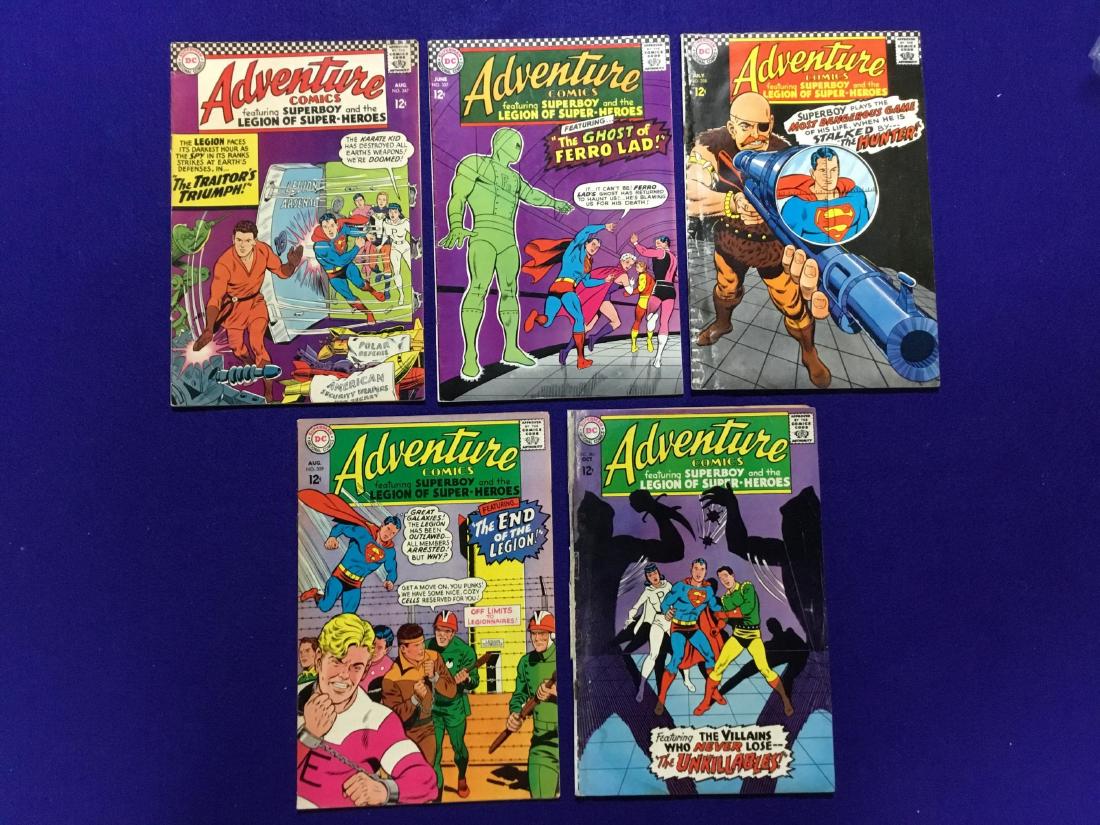 Lot of 5 Adventure Comics (1 of 2)