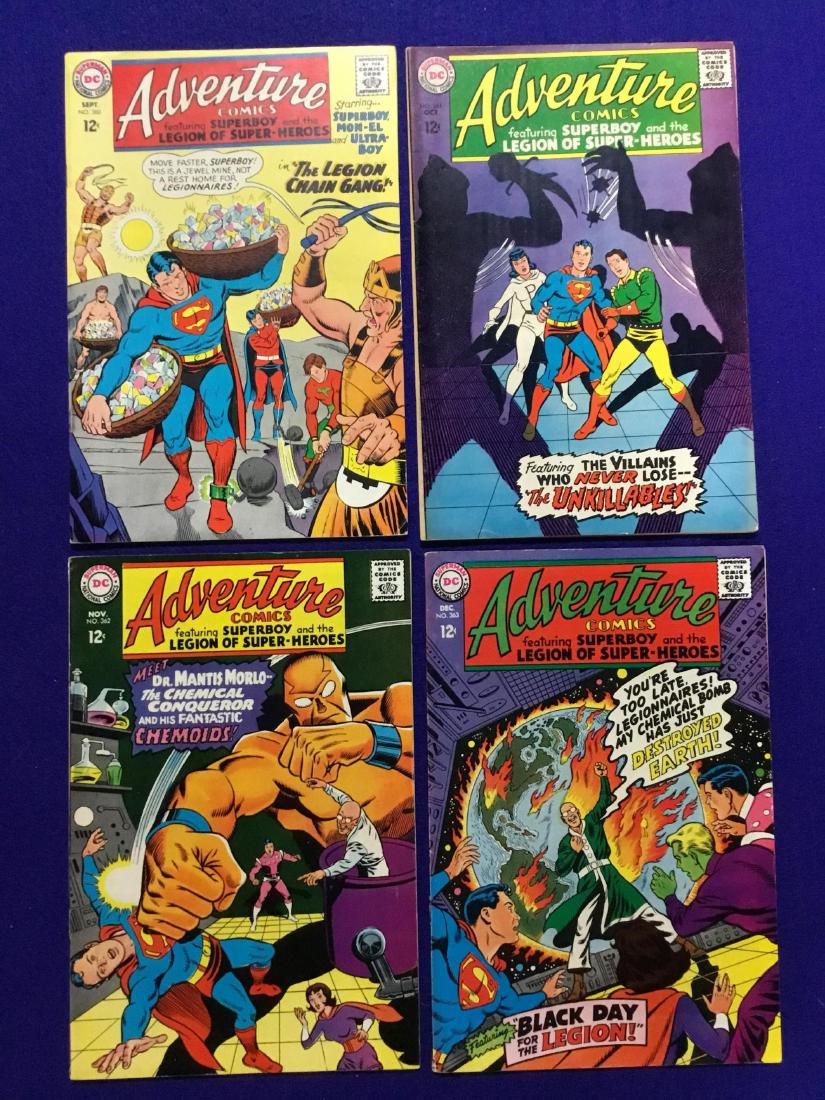 Lot of 5 Adventure Comics (1 of 2)