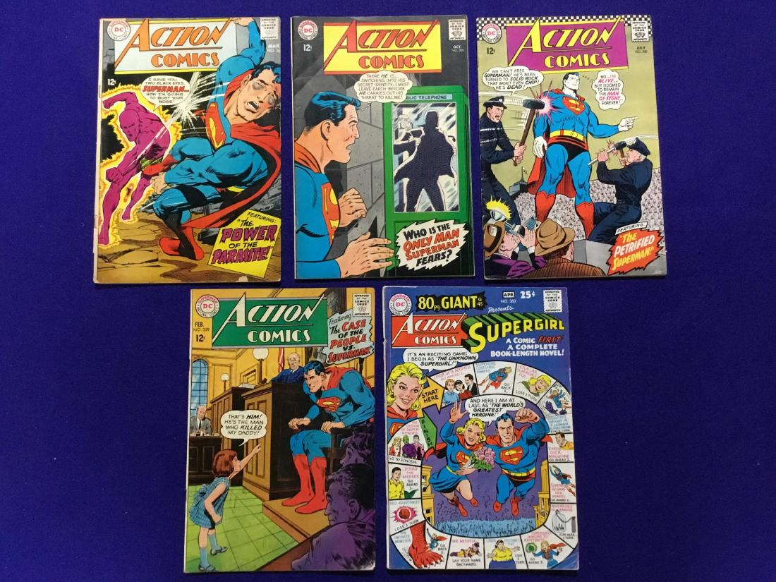 Lot of 5 Action Comics (1 of 2)