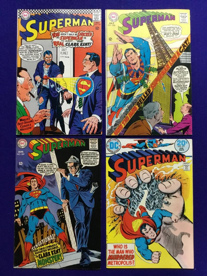 Lot of 4 Superman: #198,208,209,271