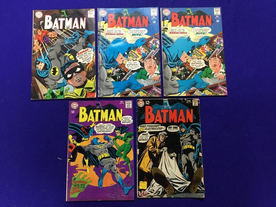 Lot of 5 Batman (1 of 2)