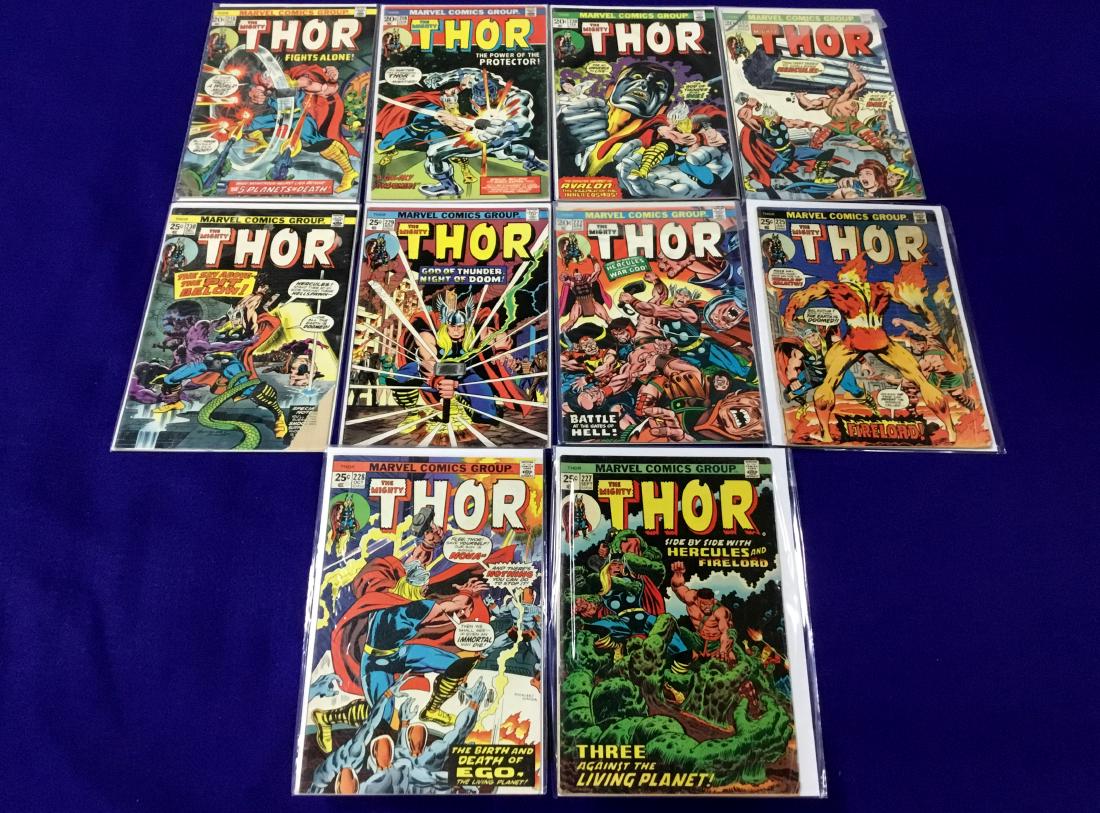 Lot of 10 Thor Comics (1 of 1)