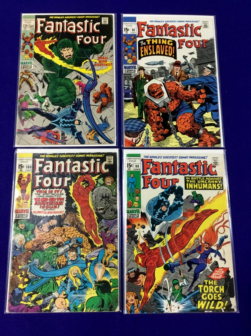 Lot of 4 Fantastic Four Comics (1 of 1)