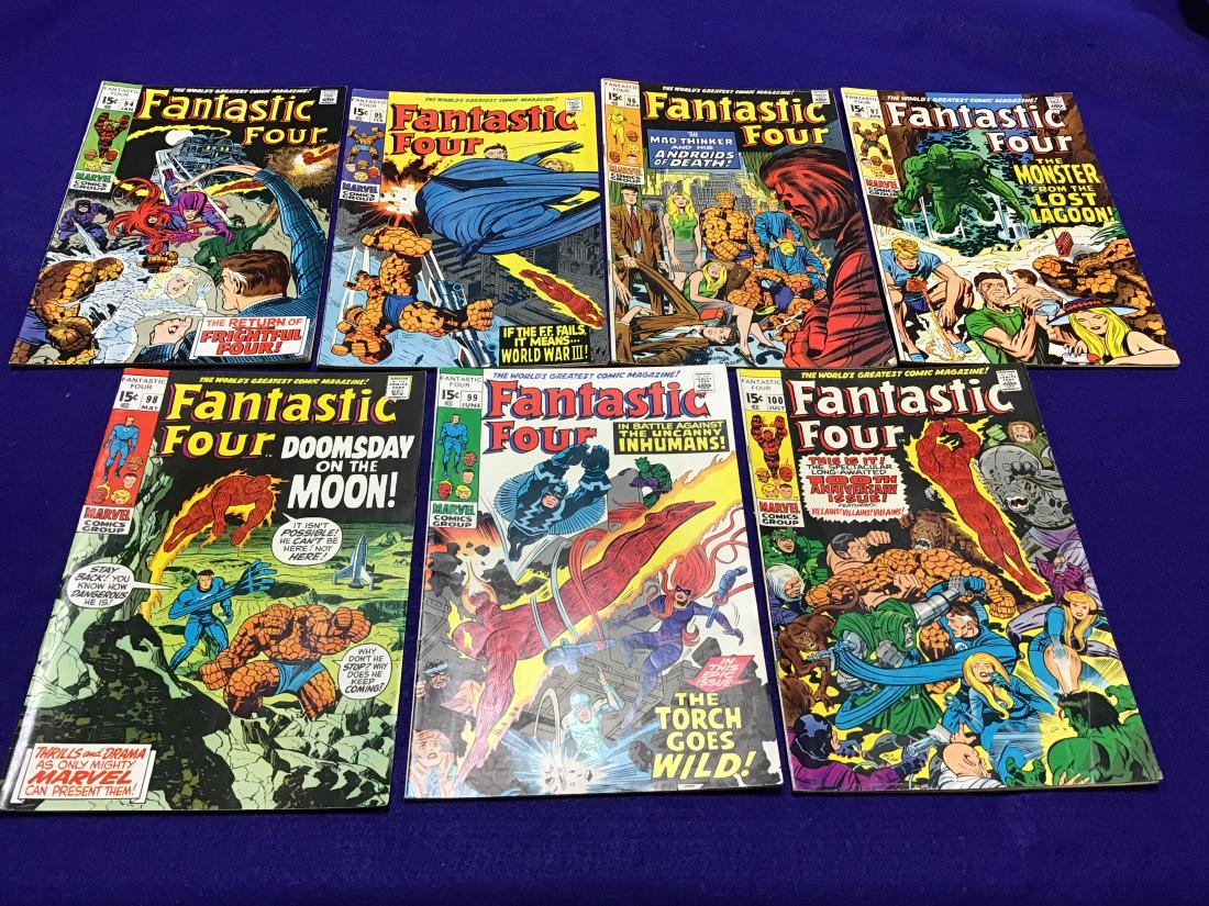 Lot of 7 Fantastic Four Comics (1 of 2)
