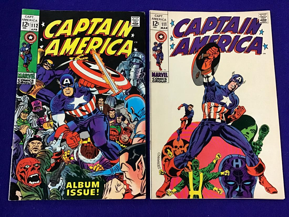 Lot of 2 Captain America Comics (1 of 2)