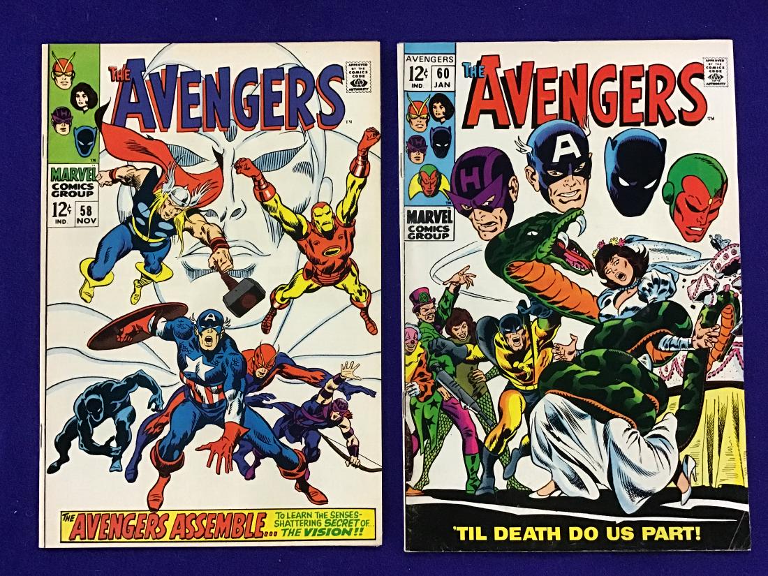 The Avengers #58, 60 (1 of 2)