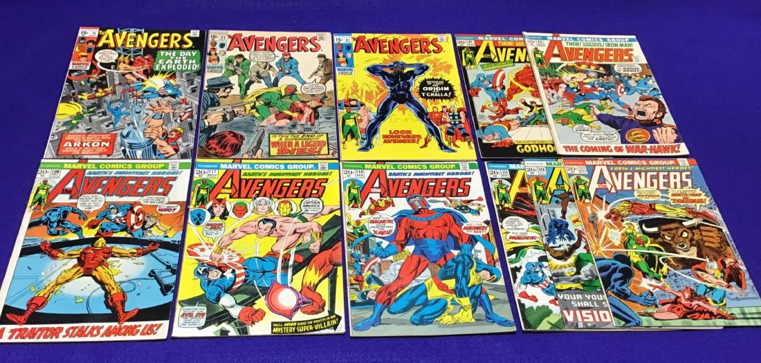 Lot of 11 "The Avengers" Comics (1 of 2)