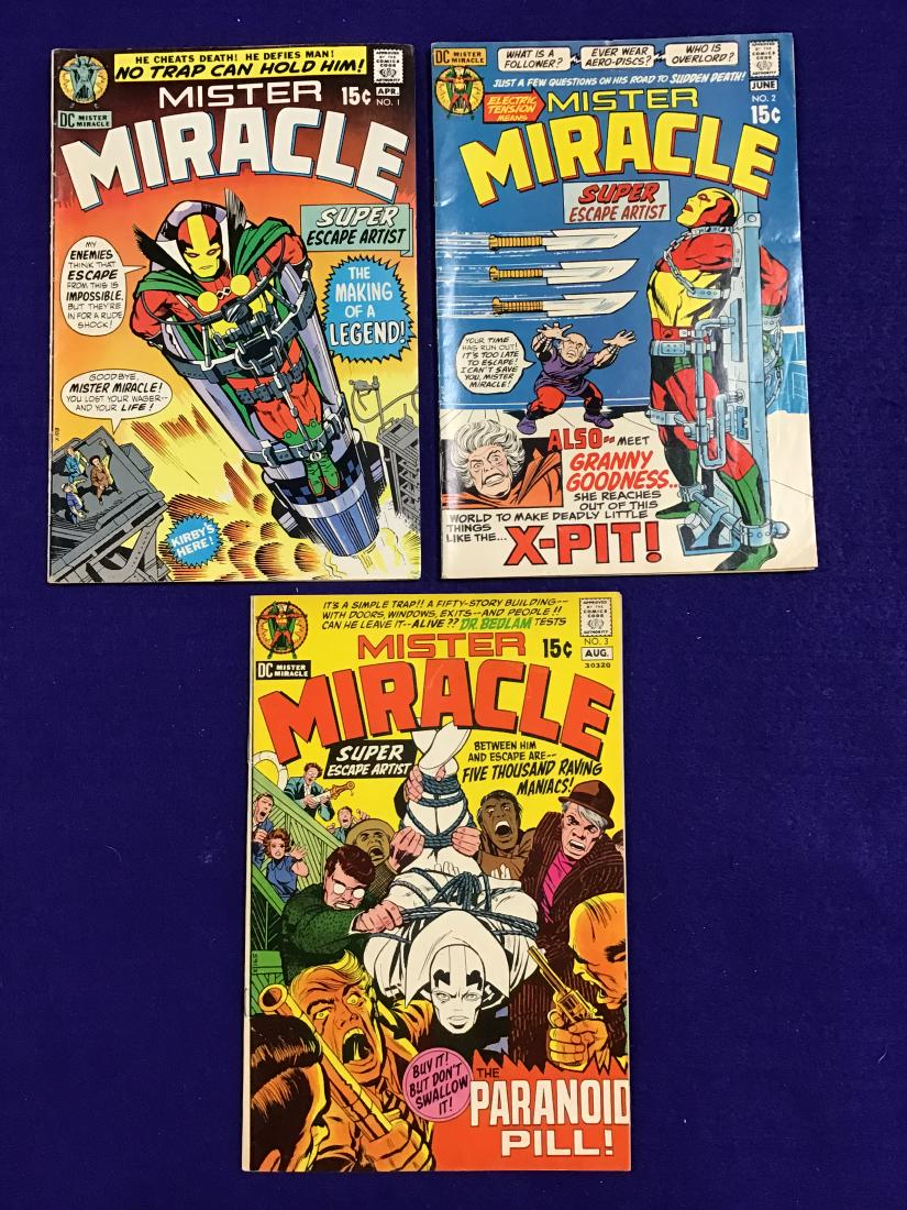 Lot of 3 Mister Miracle Comics (1 of 2)