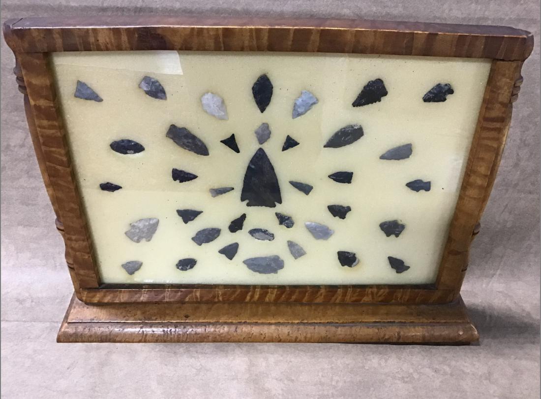 Framed Lot of 36 Points and Arrowheads (1 of 4)