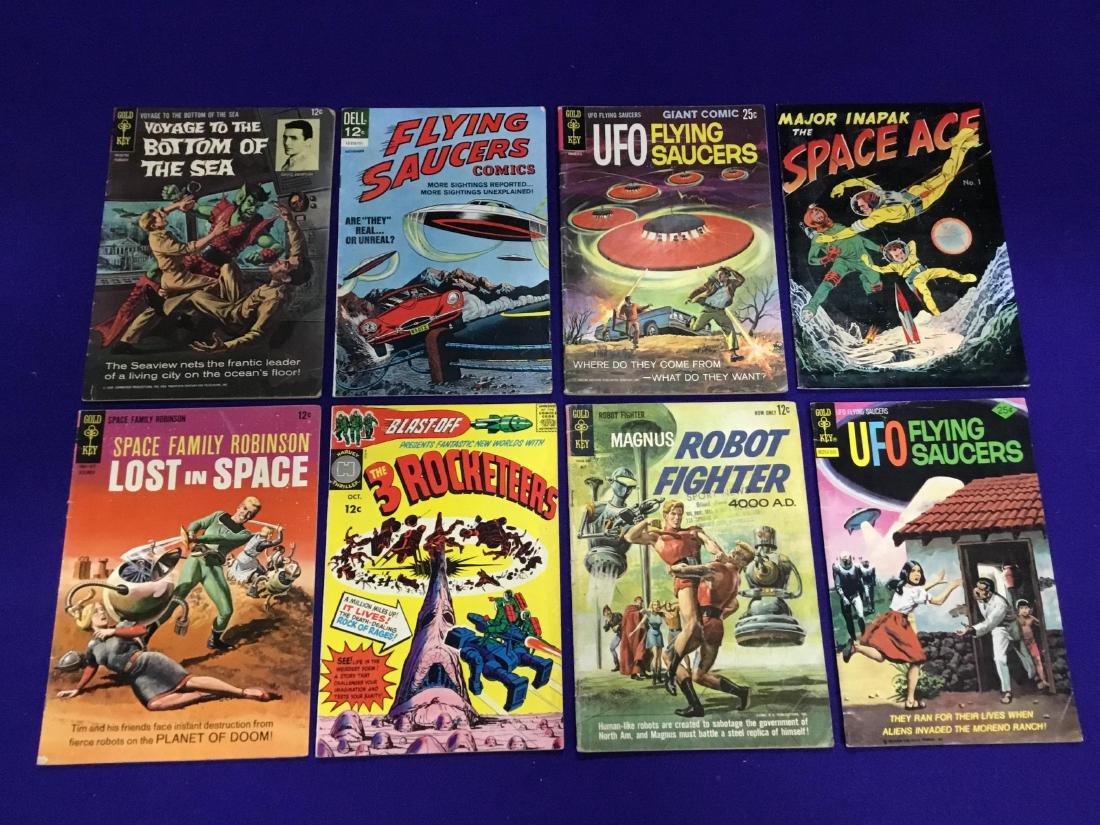 Lot of Vintage UFO, Space age, etc. Comics (1 of 2)
