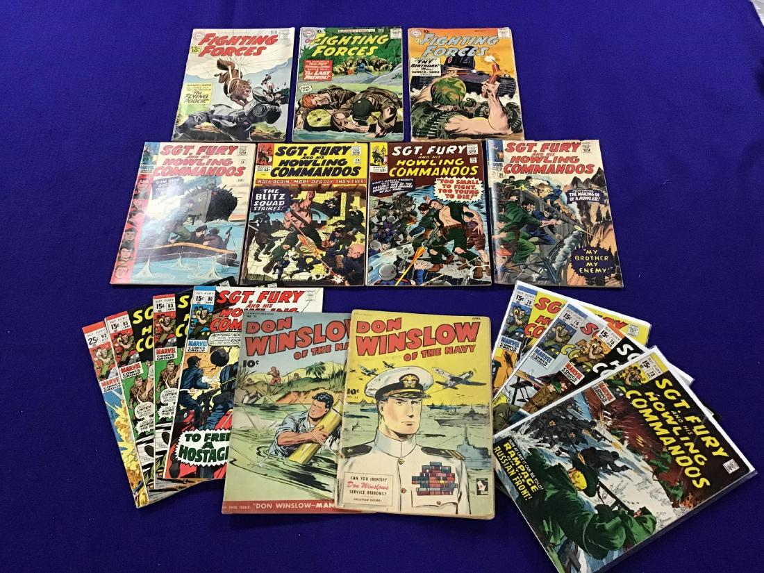 Lot of Vintage Military Comics (1 of 3)
