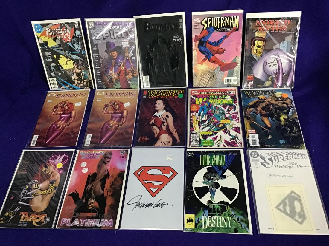 Lot of 15 Autographed Comics (1 of 4)