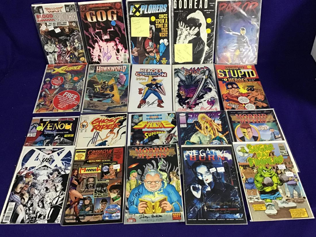 Lot of 20 Autographed Comics (1 of 4)