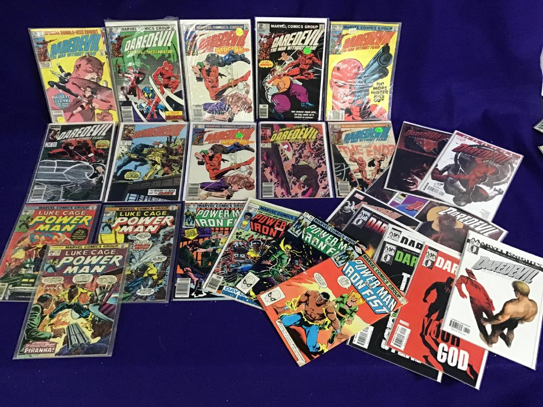 Lot of 28 Daredevil and Powerman comics (1 of 4)