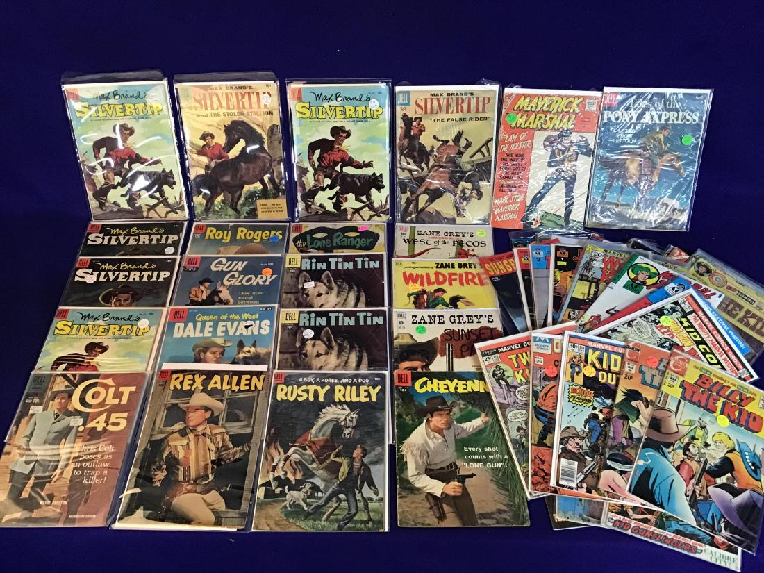 Lot of 52 assorted Adventure and Western Comics (1 of 4)