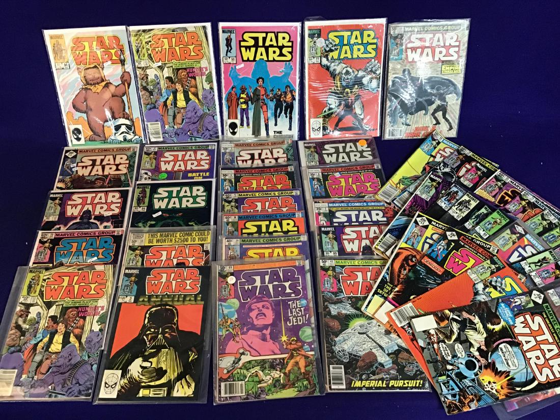 Lot of 48 Star Wars Comics: assorted issues