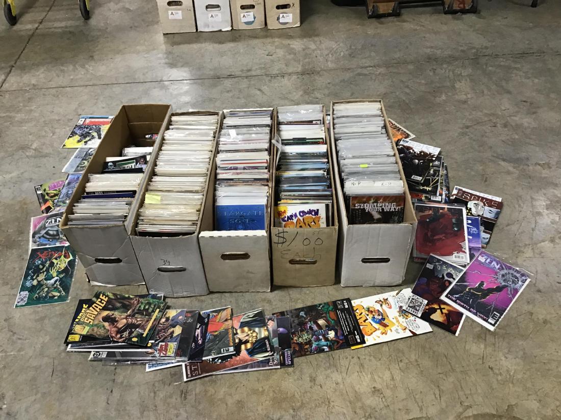 Lot of approx 1,350 + or - assorted comics (1 of 5)