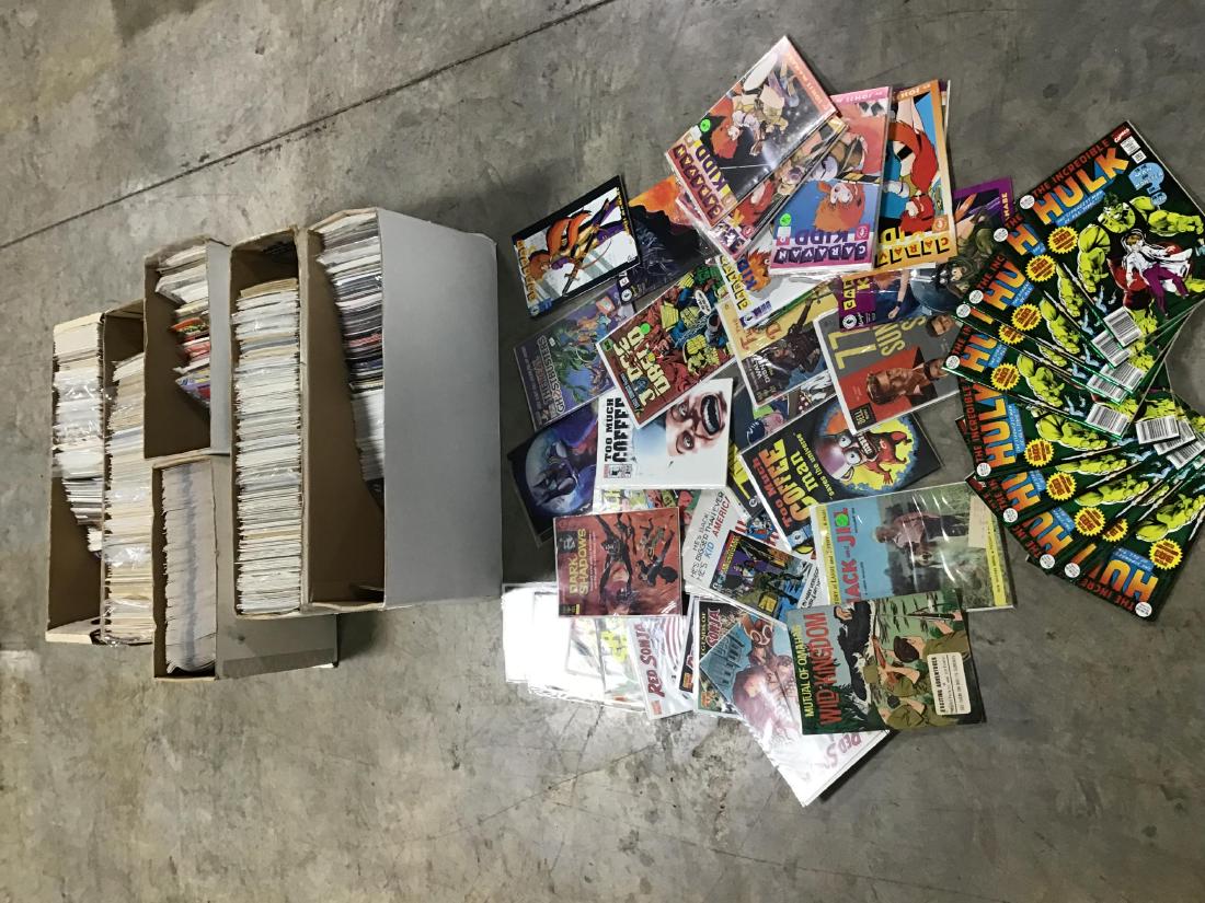 Lot of approx 1,350 + or - assorted comics (1 of 5)