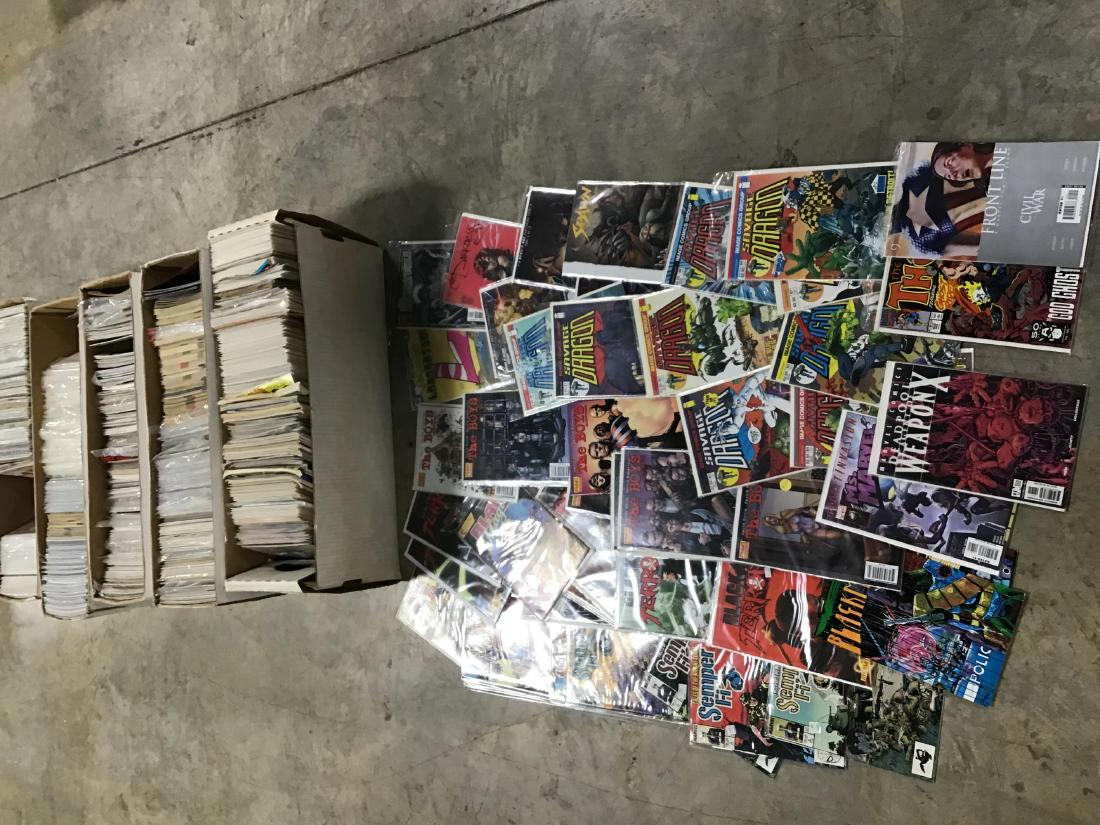 Lot of approx 1,300 + or - assorted comics (1 of 4)