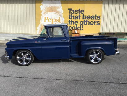 1962 Chevrolet Custom Restomod Pickup Truck 3100: This beautiful 1962 Restomod Chevrolet Pickup Truck. Paint Job is two years old top is painted Silver with flakes and Exterior is Blue has recently undergone an Off Frame Restoration and is in exc