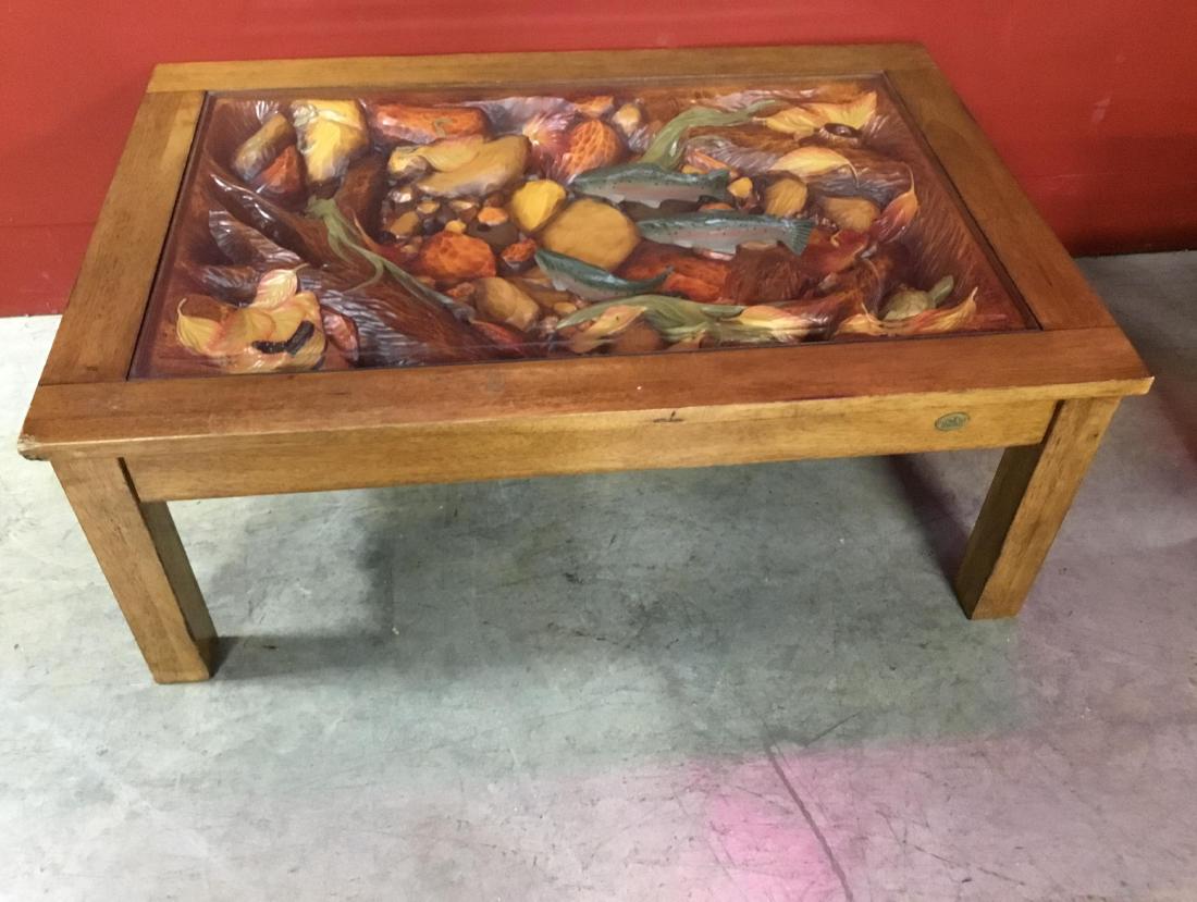 Unique Carved Coffee Table Unique Carved Coffee Table
