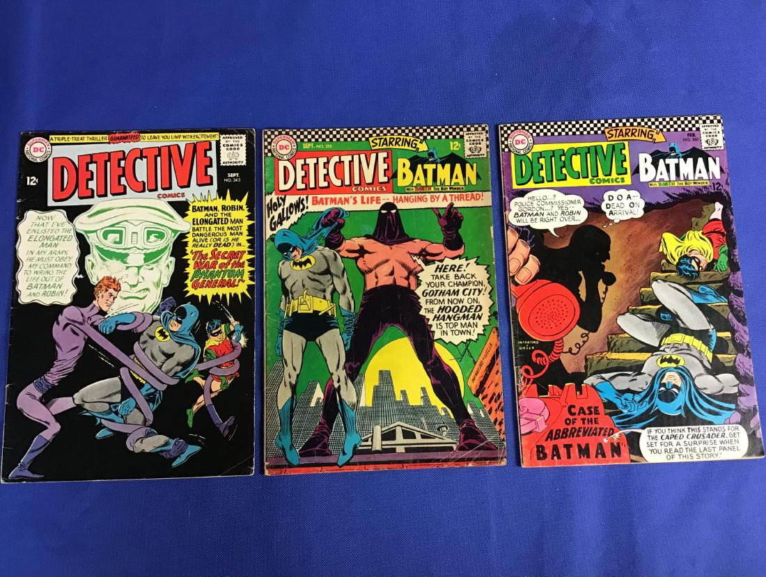 Lot of 3 Detective Comics (1 of 2)