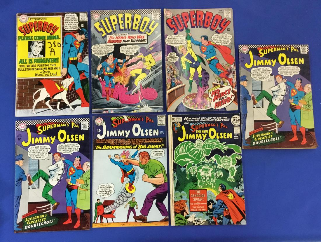 Lot of 7 Superman's Pal Jimmy Olsen an Superboy (1 of 2)