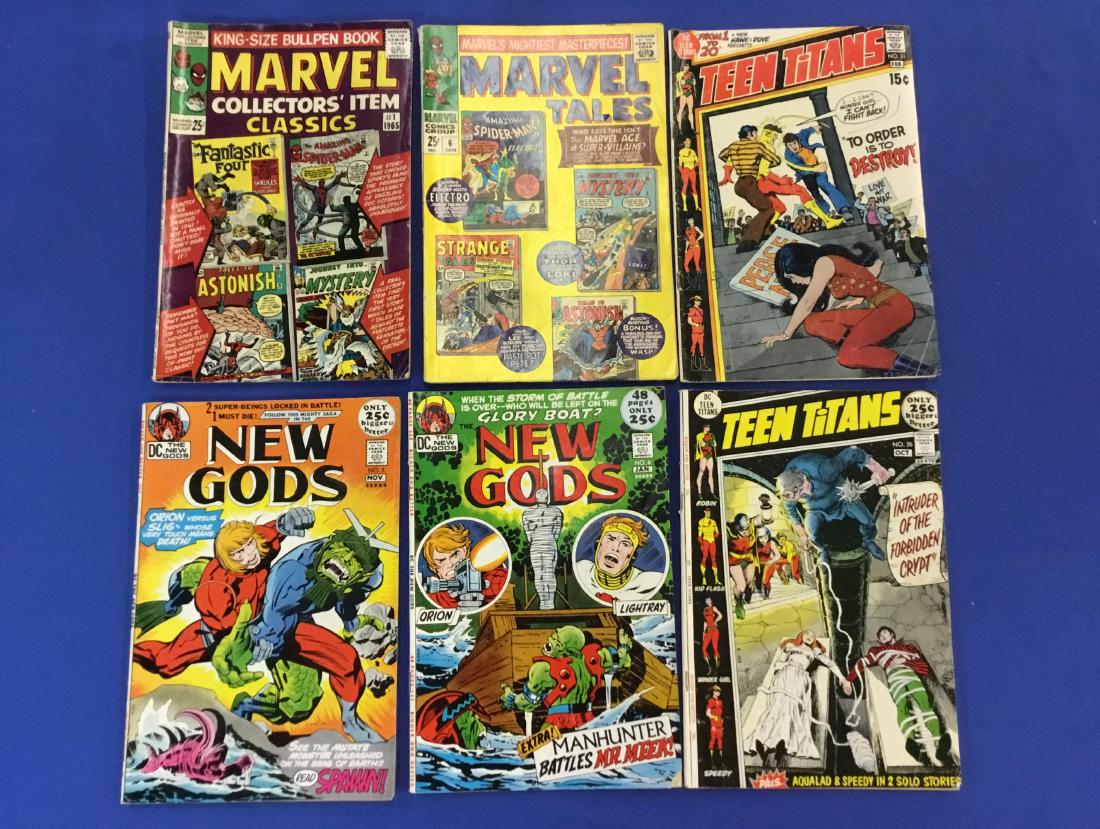 Lot of 6 Vintage Marvel & D.C. Comics (1 of 2)