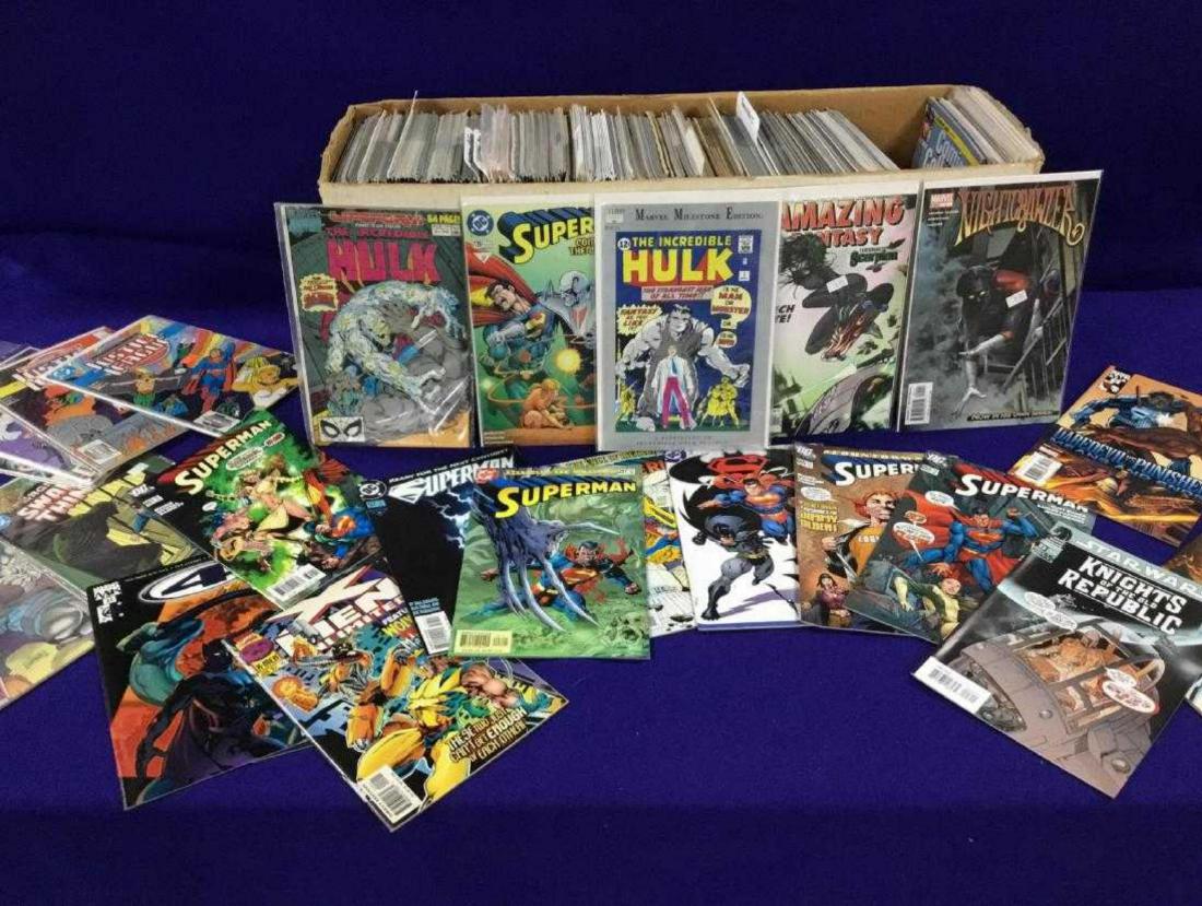 Large Lot of Approximately 300 Comics Plus or Minus (1 of 3)