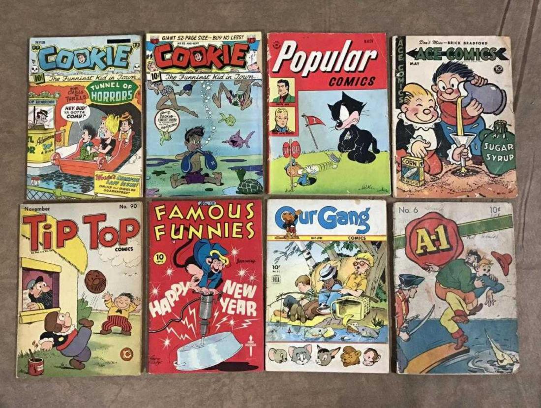 Lot of 8 Vintage $.10 Comics (1 of 2)