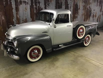 1954 Chevrolet Step Side Truck: All original, original 54, Fenton 2, 1 barrel carburator, 5 window.