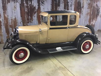 1929 Ford Model A Car: Description: All original, has been converted to a 12 volt.