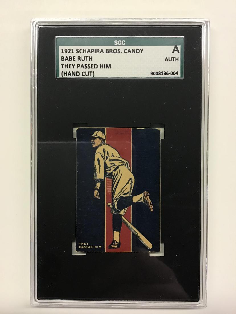 1921 Schapira Bros Company Babe Ruth: 1921 Schapira Bros Company Babe Ruth