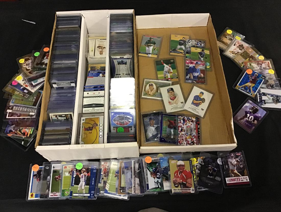 Approx 1500 + or - Baseball, Football, Basketball cards (1 of 4)