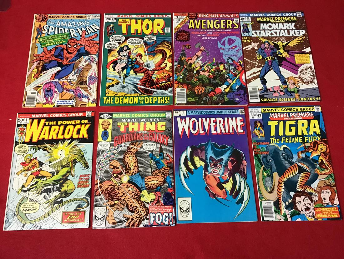 Lot of 8 Assorted Comics 20 Cent to 60 Cent (1 of 2)