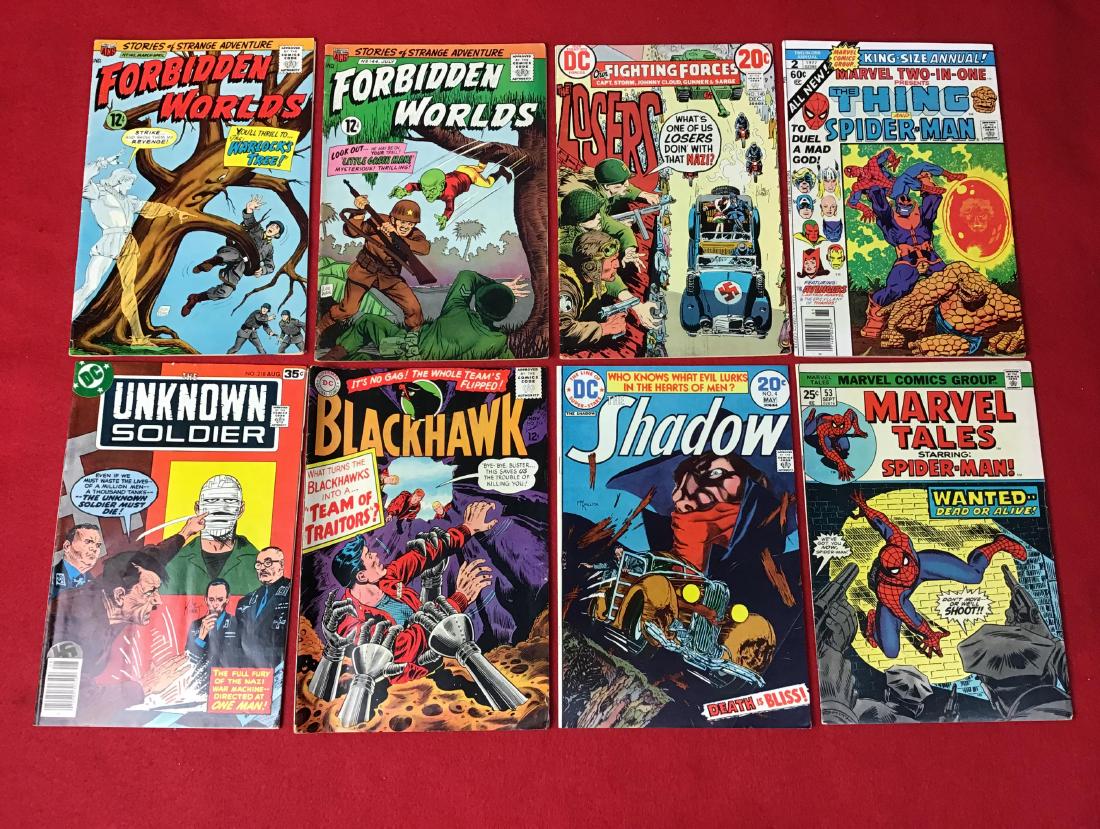 Lot of 8 Assorted Comics 12 Cent to 60 Cent (1 of 2)