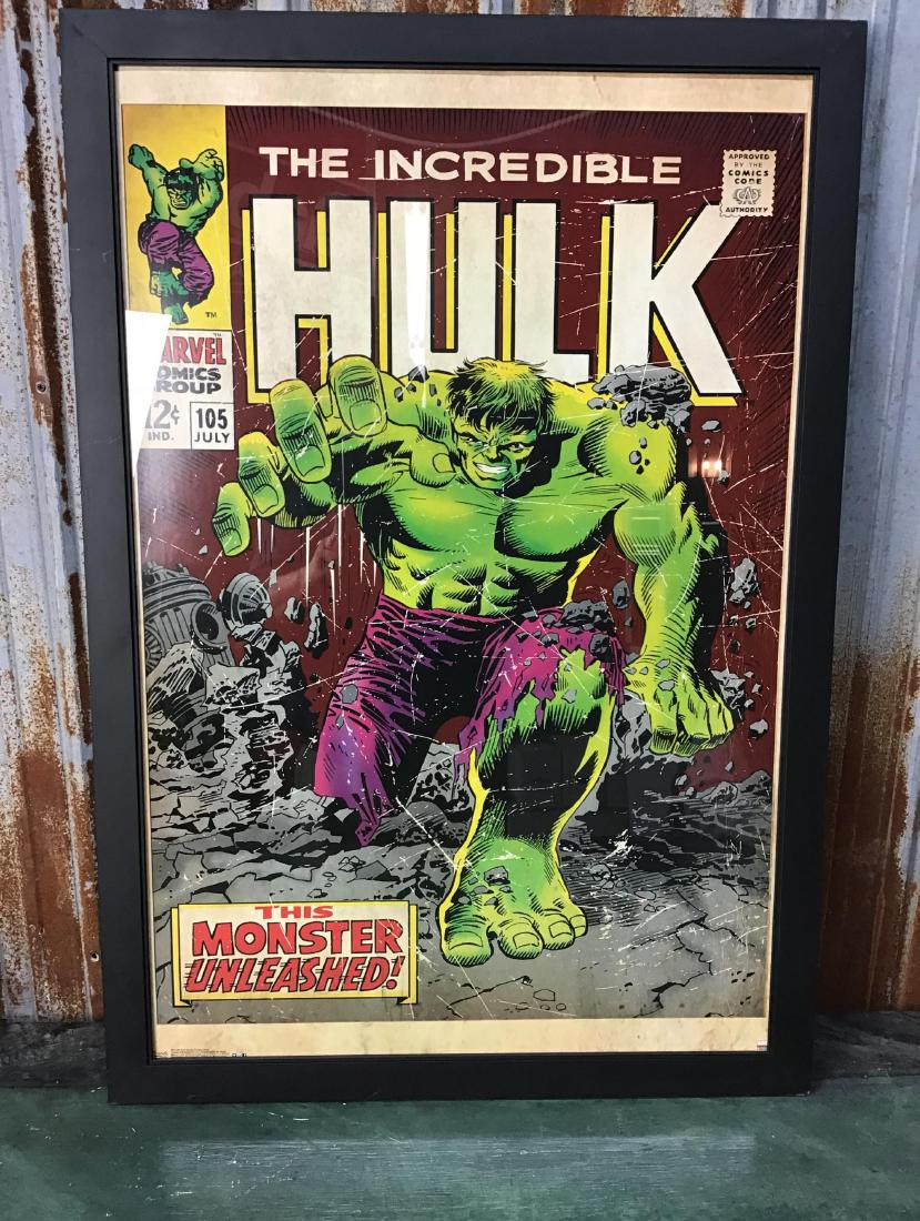 The Incredible Hulk Comic Wall Art #105 (1 of 3)